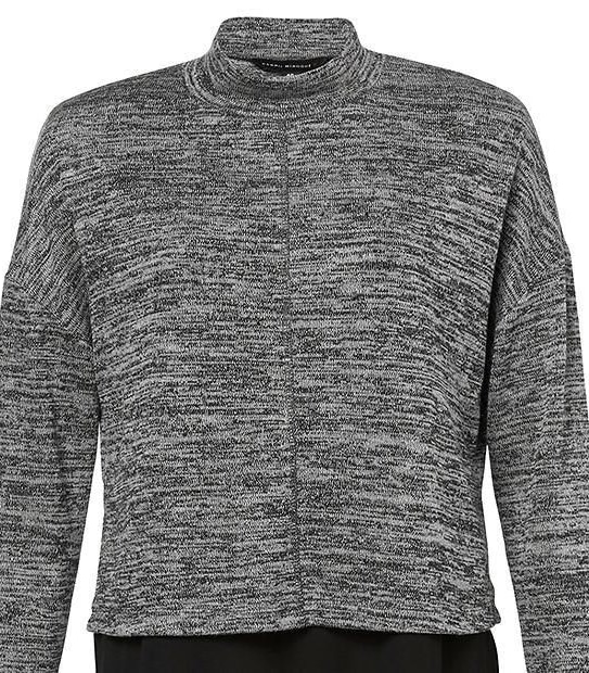 Dannii Minogue Petites Longline Top - Grey / Black 6 of 6
