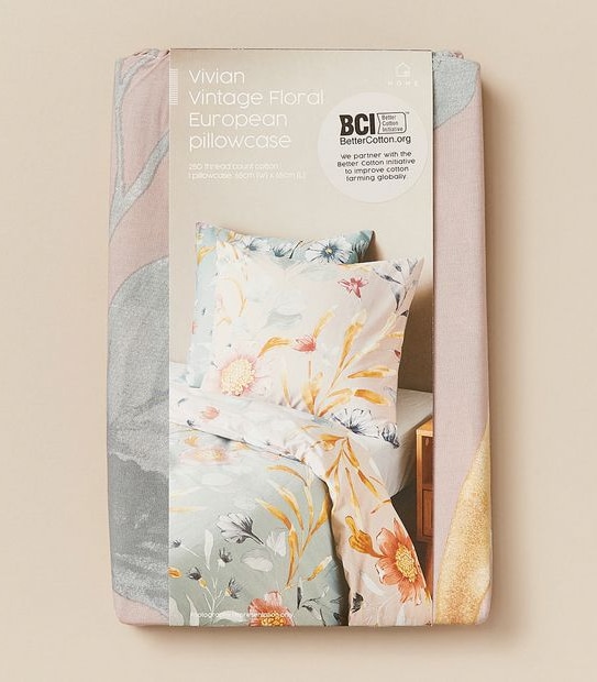 Vivian Vintage Floral European Pillowcase