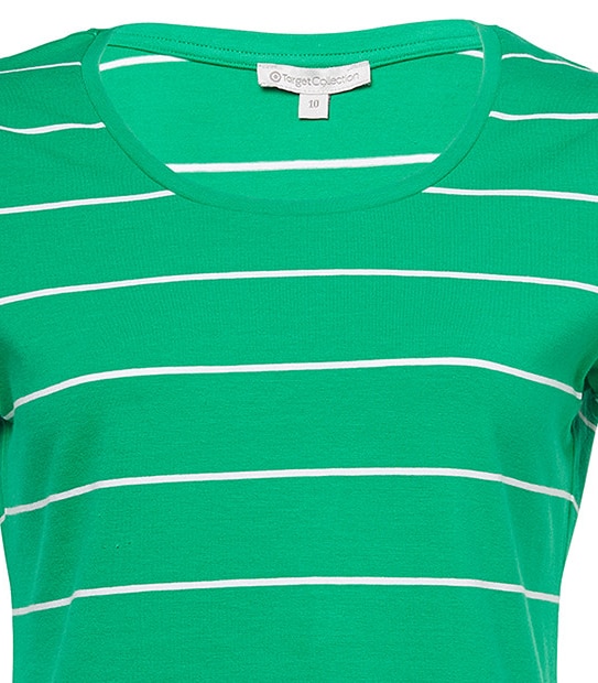 Singlet - Emerald / White