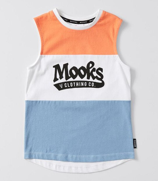 Mooks Boys Muscle Tank White Target Australia
