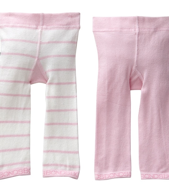 Bonds Baby 2 Pack Bamboo Leggings - Pink
