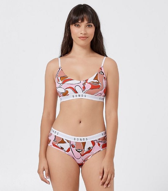 Bonds Original String Crop Top - Still Life