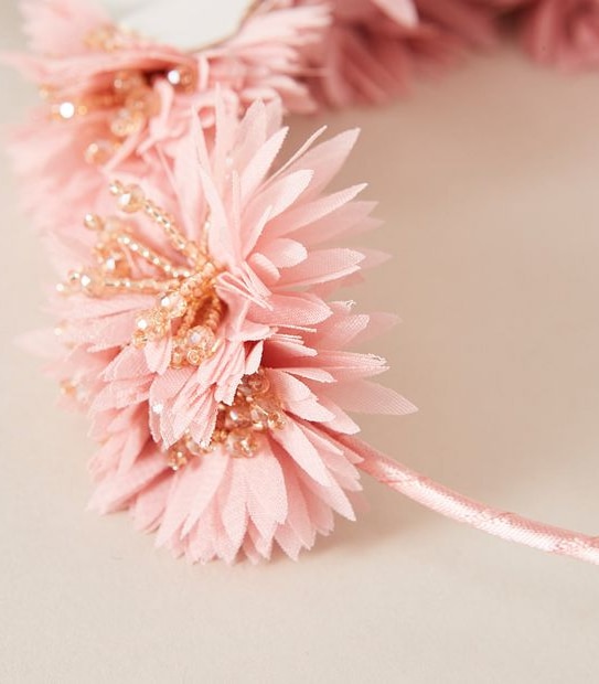 Beaded Floral Headband