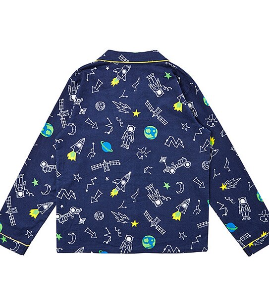 Space Print Flannelette Pyjama Set 3 of 5