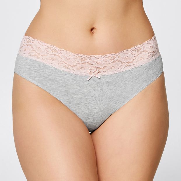 Lace Waist Bikini Briefs Lace Waist Bikini Briefs