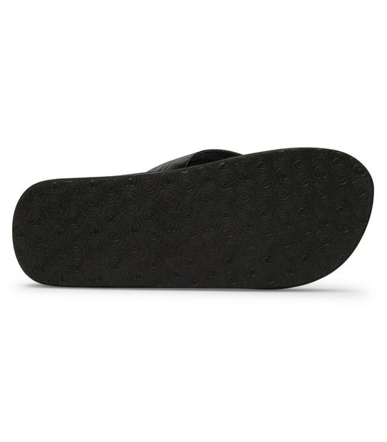 Kids Youth Piping Hot Bloom & Recycled EVA Thongs - Spliced Black/Blue