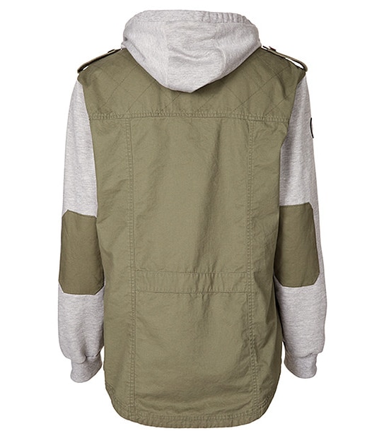 Men's Piping Hot Long Sleeved Shirt Jacket - Khaki