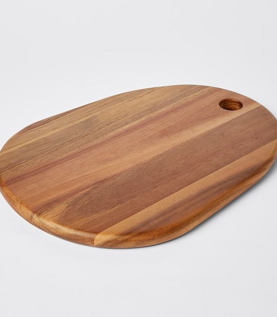 Oblong Acacia Wood Paddle Serving Board
