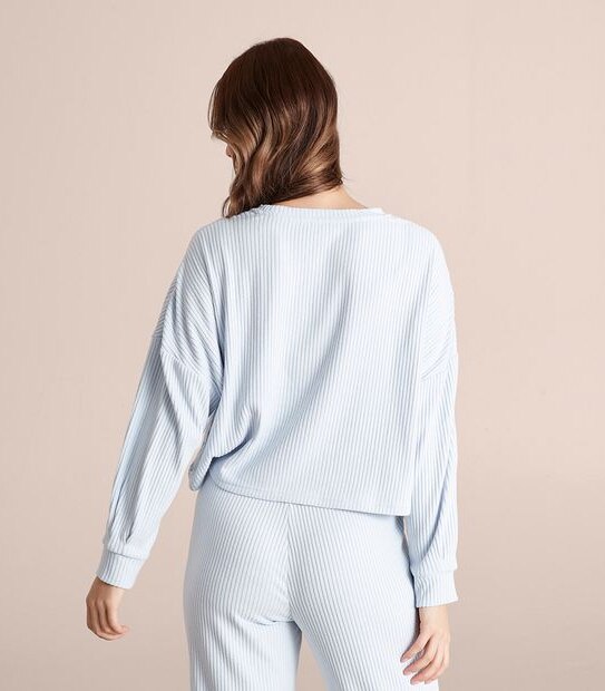 Lily Loves Cosy Ribbed Sleep Top