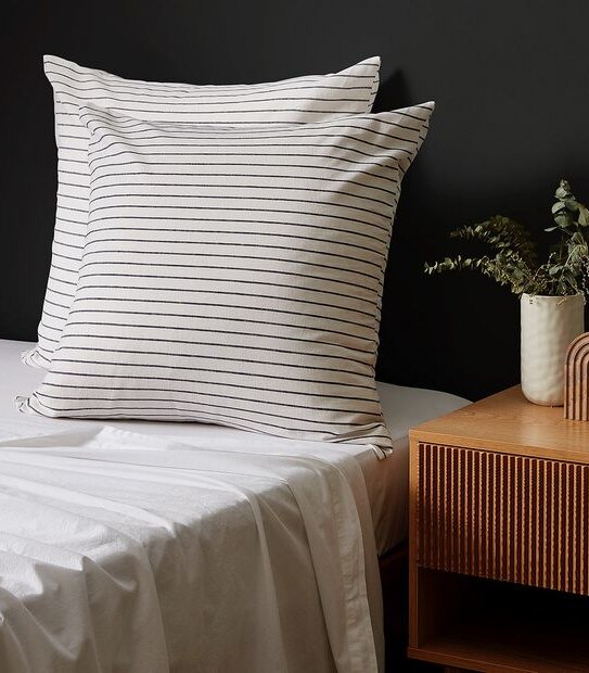 Yarn Dye Stripe European Pillowcase