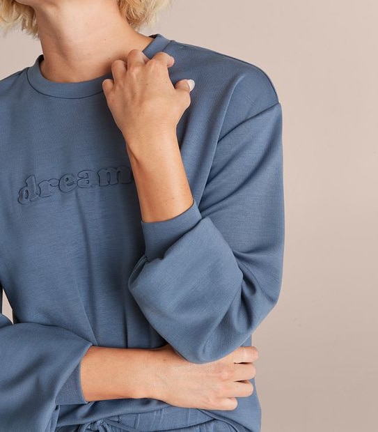 Embossed Crew Jumper