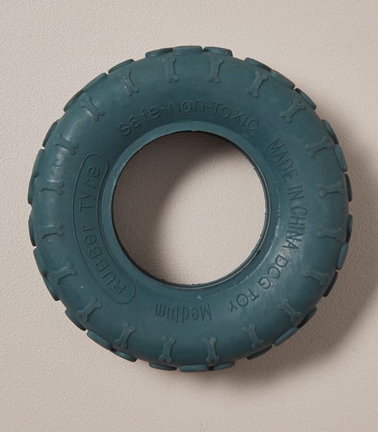 Patch & Socks Rubber Tyre Toy - Assorted