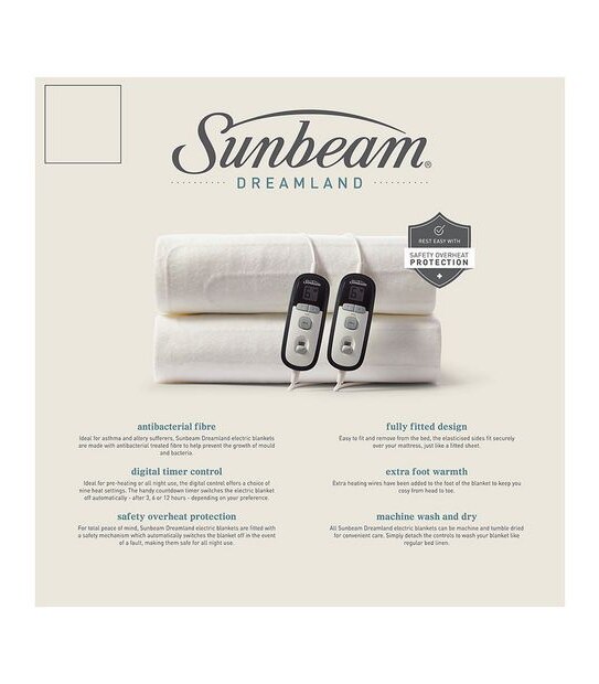 Sunbeam Dreamland Electric Blanket