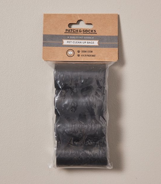 Patch & Socks Pet Clean Up Bags