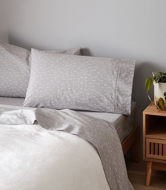 Stonewash Printed Sheet Set - Triangle