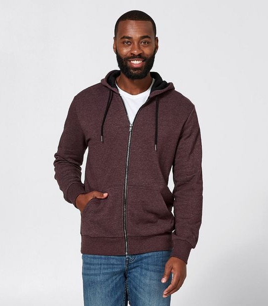 Fleece Zip Through Hoodie