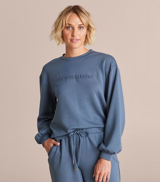 Embossed Crew Jumper