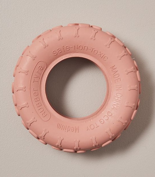 Patch & Socks Rubber Tyre Toy - Assorted