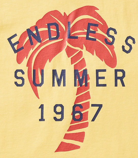 Short Sleeve Endless Summer Print T-Shirt