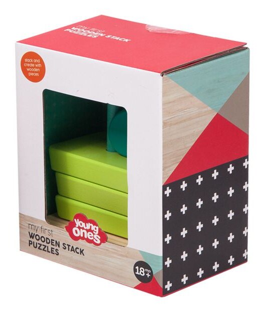 Young Ones My FirstWooden Stack Puzzles - Assorted*