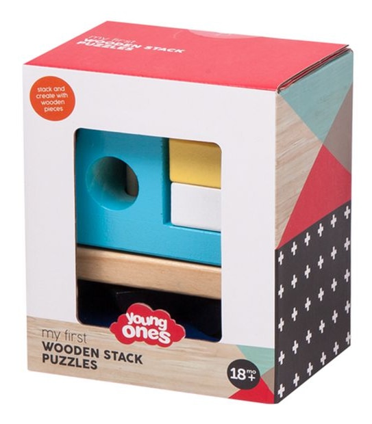 Young Ones My FirstWooden Stack Puzzles - Assorted*