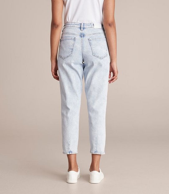 Harper High Rise Crop Length Barrel Leg Jeans Target Australia