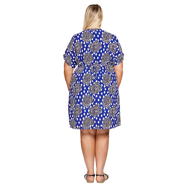 Belle Curve Floral Print Dress Target Australia