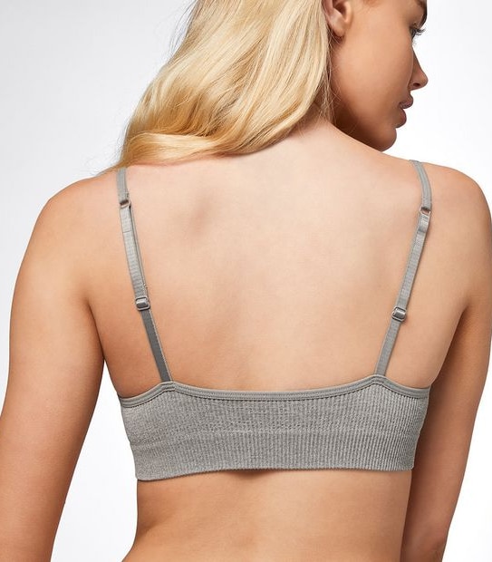 Lily Loves Ribbed Strappy Crop Bra
