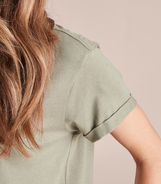 Cotton/Modal Relaxed T-Shirt 2 of 5