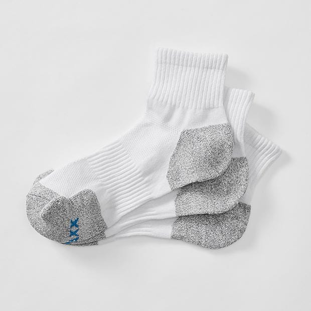 Maxx 3 Pack Performance Quarter Crew Socks White Target Australia