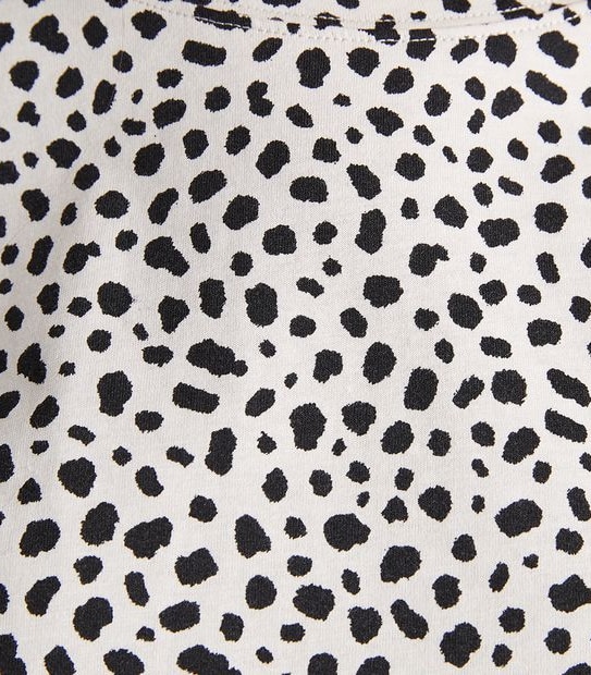 Printed Fitted Crew T-Shirt