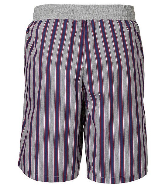 Men's Poplin Sleep Shorts - Grey Marle Stripe 3 of 3
