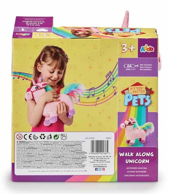 Pitter Patter Pets Walk Along Unicorn
