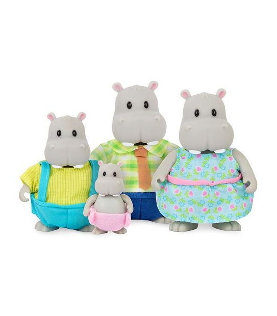 Li'l Woodzeez Hippo Family