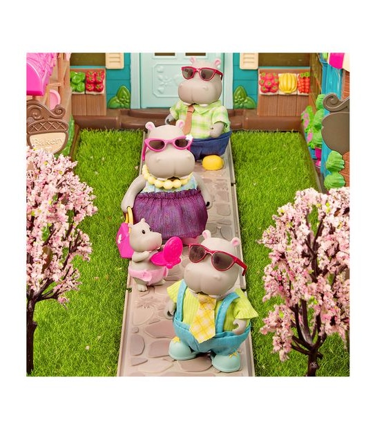 Li'l Woodzeez Hippo Family