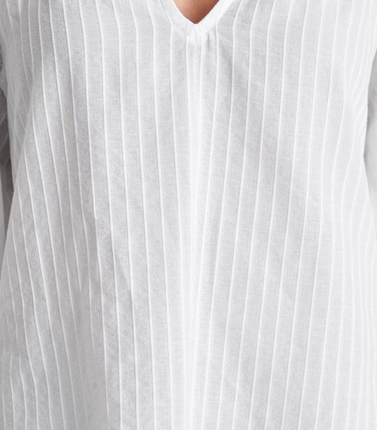 Dallas Puff Sleeve Dobby Blouse