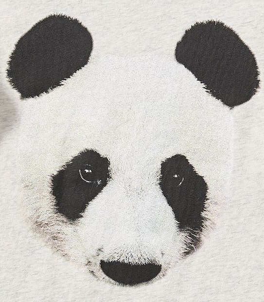 Long Sleeve Panda Pullover Sweat