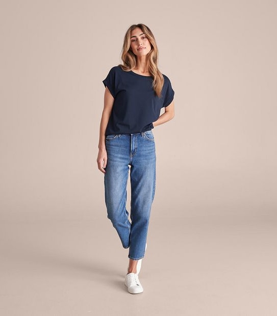 Supima Roll Cuff T-Shirt
