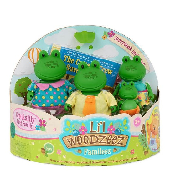 Li'l Woodzeez Frog Family