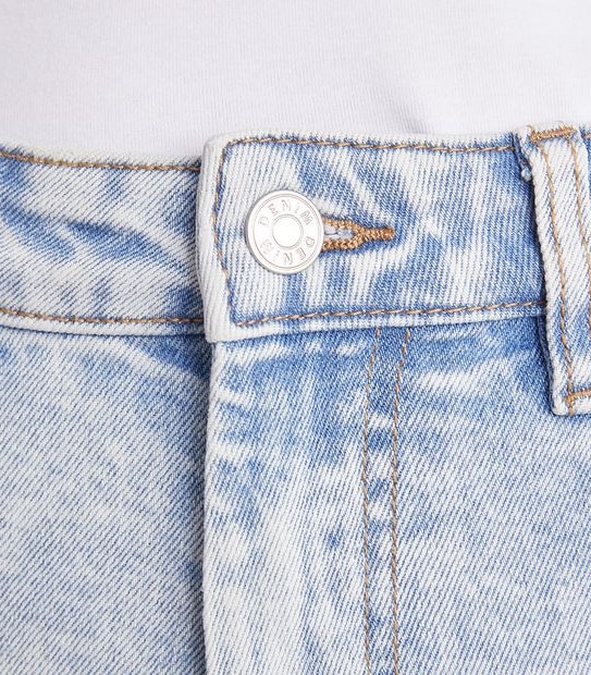 Harper High Rise Crop Length Barrel Leg Jeans