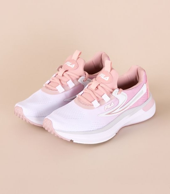 Fila Kids Senior Piacenza Sneakers - White/Pink