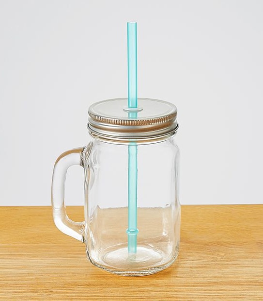 Plain Mason Drinking Jar