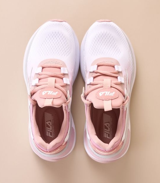 Fila Kids Senior Piacenza Sneakers - White/Pink