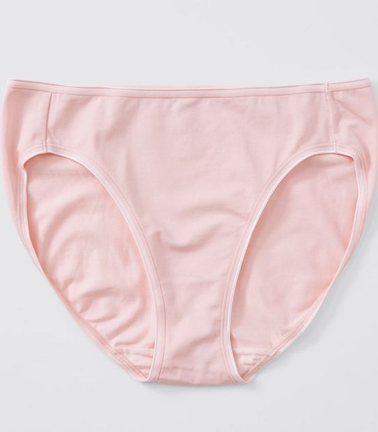 2 Pack Aloe Vera Infused High Cut Briefs - Pink