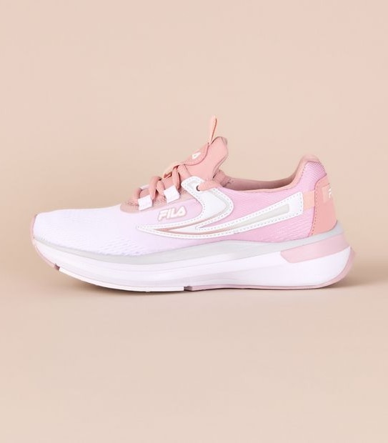 Fila Kids Senior Piacenza Sneakers - White/Pink