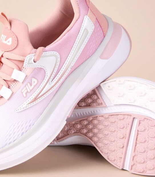 Fila Kids Senior Piacenza Sneakers - White/Pink