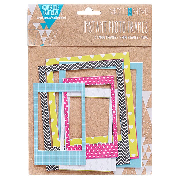 Molli & Mimi 10 Pack Instant Photo Frames Molli & Mimi 10 Pack Instant Photo Frames