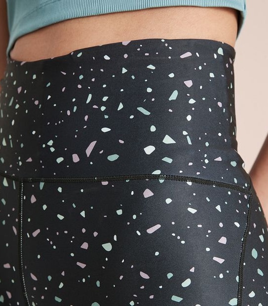 Active Printed Long Bike Shorts