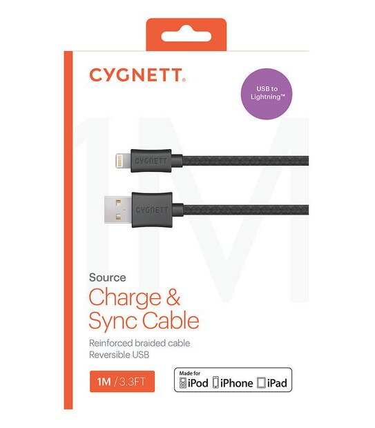 Lightning to USB Charge Cable 1m Target Australia