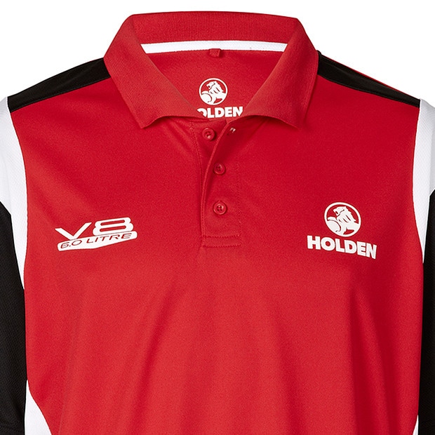Men's Holden Printed Polo Shirt Red Target Australia